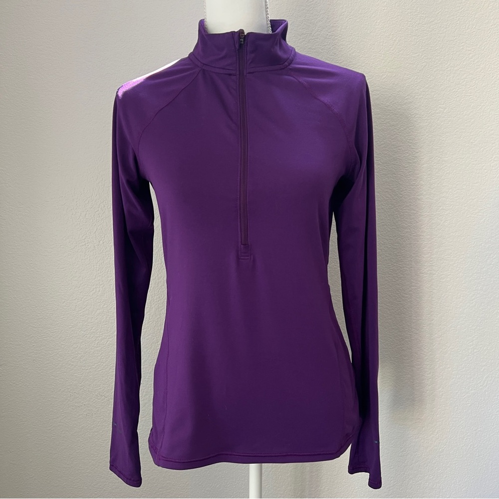 Champion Women's Purple Long Sleeve Pullover Workout Active Top Size XS